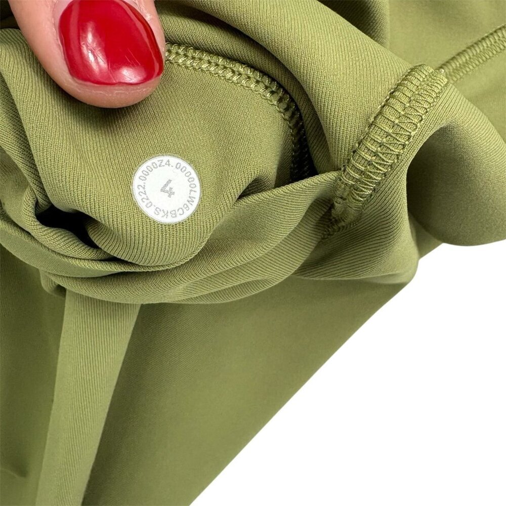 Lululemon Swift Speed High-Rise Crop 21" Leggings Size 4 Moss Green - Picture 4 of 15